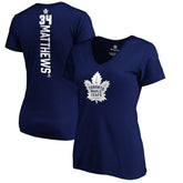 Auston Matthews Toronto Maple Leafs Women's Playmaker V-Neck T-Shirt Online