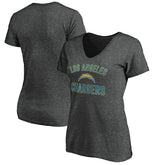 Los Angeles Chargers Women's Victory Arch V-Neck T-Shirt