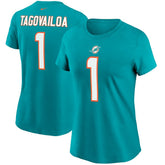 Miami Dolphins Nike Tua Tagovailoa Women's Name & Number T-Shirt