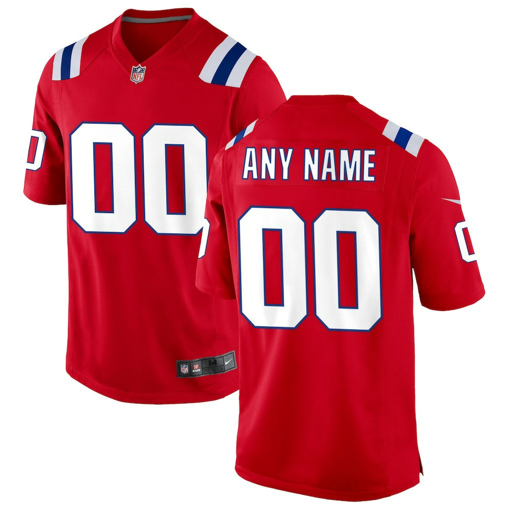 New England Patriots Nike Alternate Custom Jersey