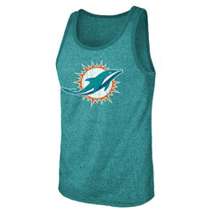 Miami Dolphins Tua Tagovailoa Majestic Threads Name & Number Tri-Blend Tank Top