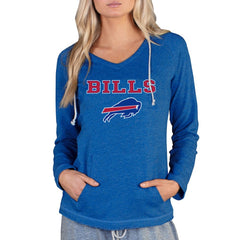 Buffalo Bills Concepts Sport Women's Mainstream Tri-Blend Raglan Hoodie V-Neck Top