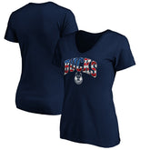Milwaukee Bucks Women's Banner Wave V-Neck T-Shirt Online