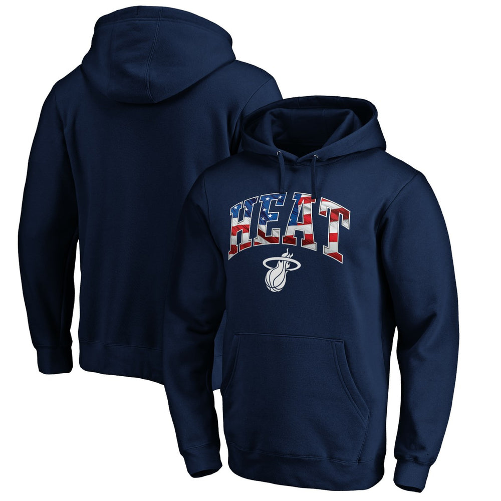 Miami Heat Banner Wave Pullover Hoodie On Sale