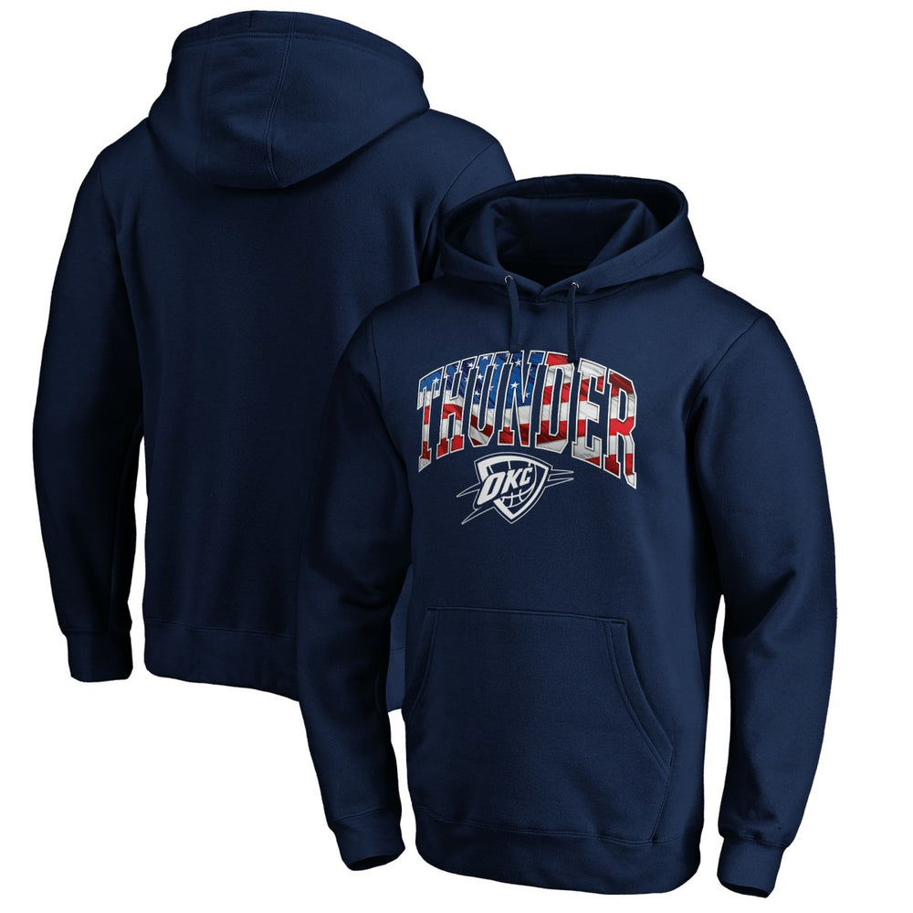 Oklahoma City Thunder Banner Wave Pullover Hoodie Discount