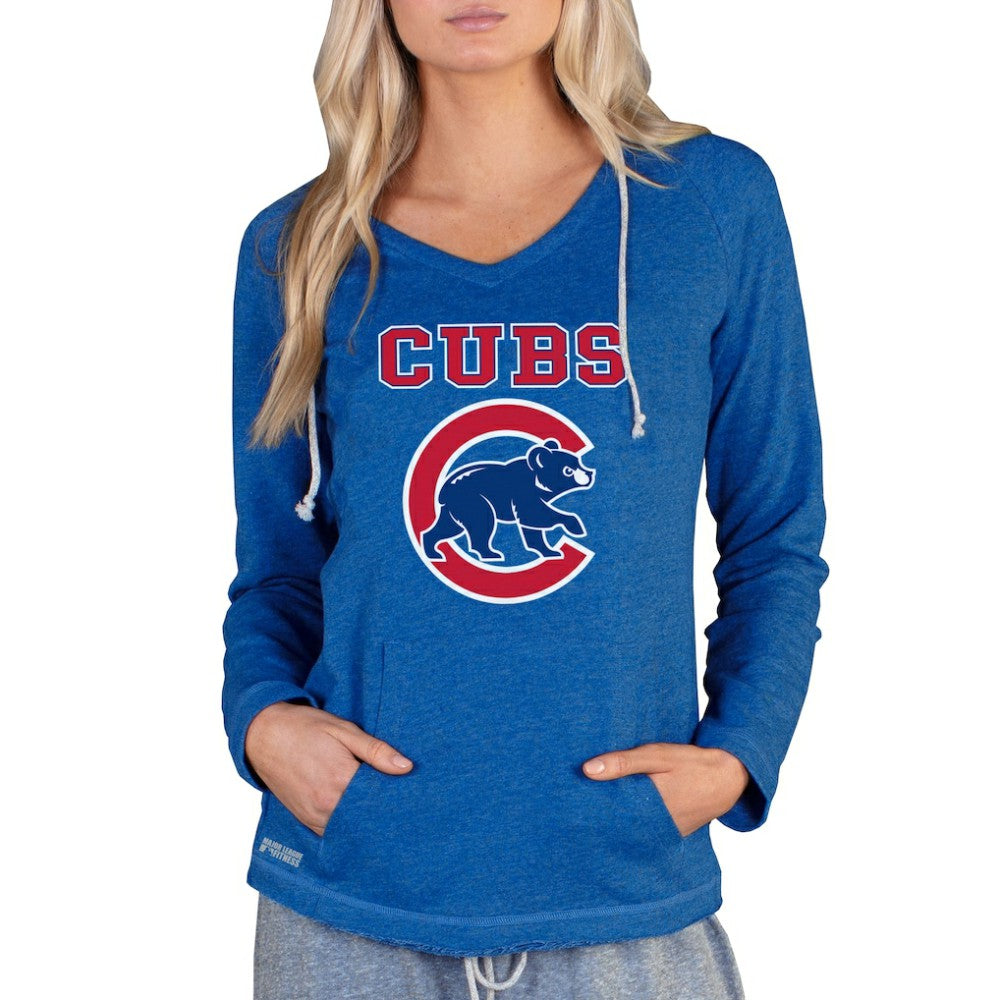 Chicago Cubs Concepts Sport Women's Mainstream Terry Long Sleeve Hoodie Top | MLB Shop
