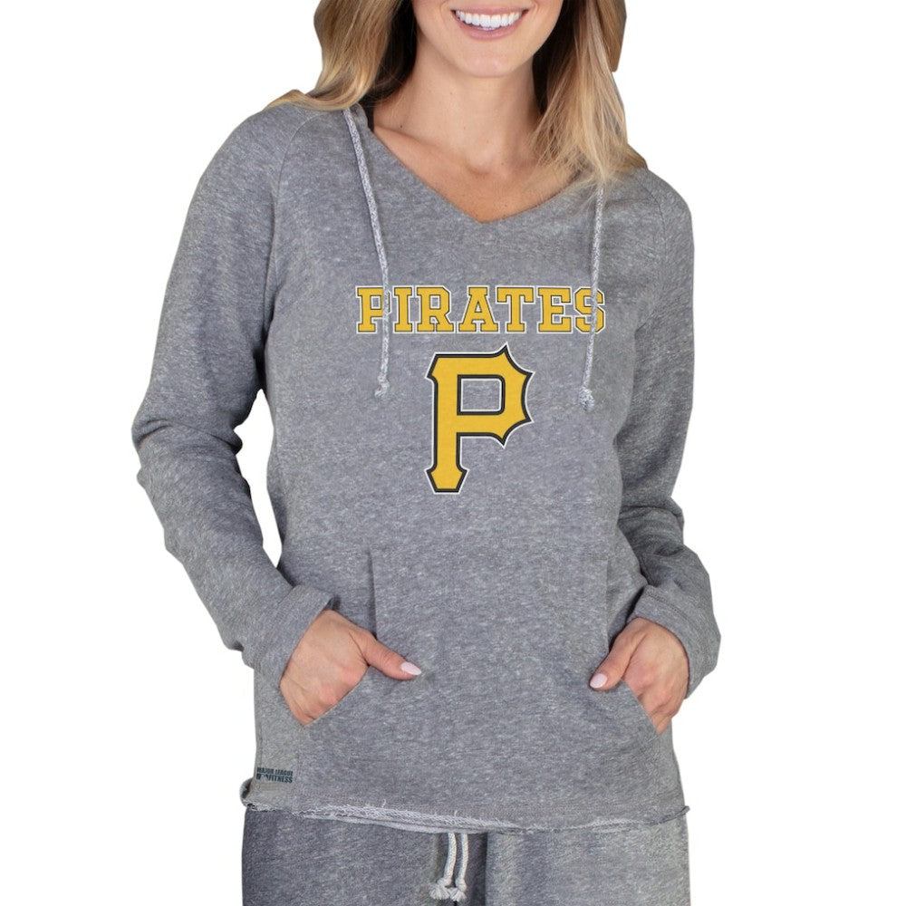 Pittsburgh Pirates Concepts Sport Women's Mainstream Terry Long Sleeve Hoodie Top | MLB Outlet