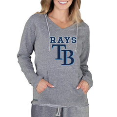 Tampa Bay Rays Concepts Sport Women's Mainstream Terry Long Sleeve Hoodie Top | MLB New