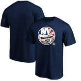 New York Islanders Banner Wave Logo T-Shirt For Sale