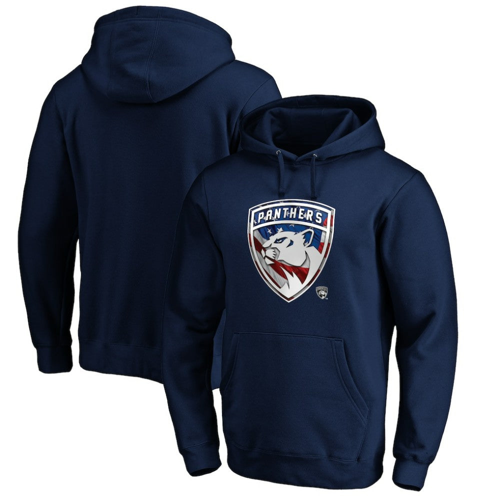 Florida Panthers Banner Wave Logo Pullover Hoodie Sale