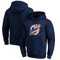 New Jersey Devils Banner Wave Logo Pullover Hoodie Sale