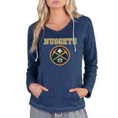 Denver Nuggets Concepts Sport Women's Mainstream Terry Hooded Top sale On Sale
