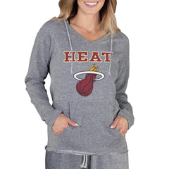 Miami Heat Concepts Sport Women's Mainstream Terry Hooded Top Discount