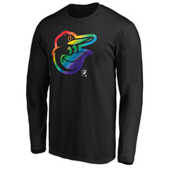 Baltimore Orioles Team Pride Logo Long Sleeve T-Shirt | MLB Sale