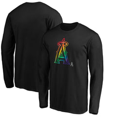 Los Angeles Angels Team Pride Logo Long Sleeve T-Shirt | MLB On Sale
