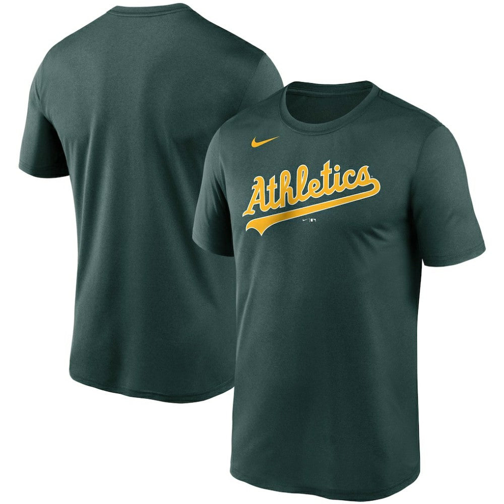Athletics Nike Wordmark Legend Performance T-Shirt | MLB On Sale