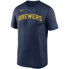 Milwaukee Brewers Nike Wordmark Legend Performance T-Shirt | MLB US