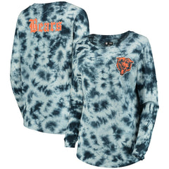 Chicago Bears New Era Women's Tie-Dye Long Sleeve T-Shirt