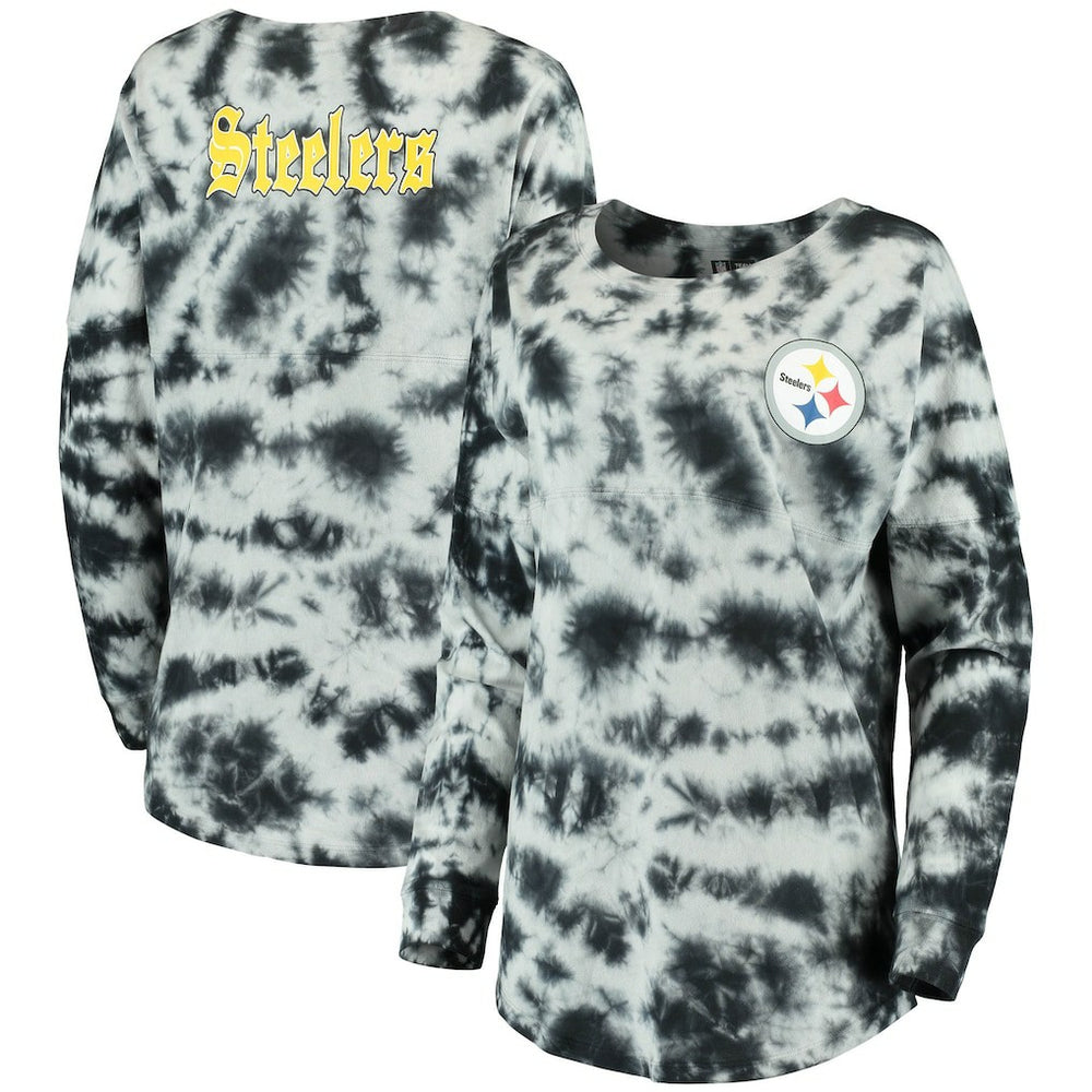 Pittsburgh Steelers New Era Women's Tie-Dye Long Sleeve T-Shirt