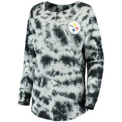 Pittsburgh Steelers New Era Women's Tie-Dye Long Sleeve T-Shirt