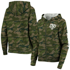 Chicago Bears New Era Women's Raglan Full-Zip Hoodie