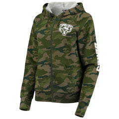 Chicago Bears New Era Women's Raglan Full-Zip Hoodie