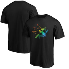 San Jose Sharks Team Pride Logo T-Shirt Discount
