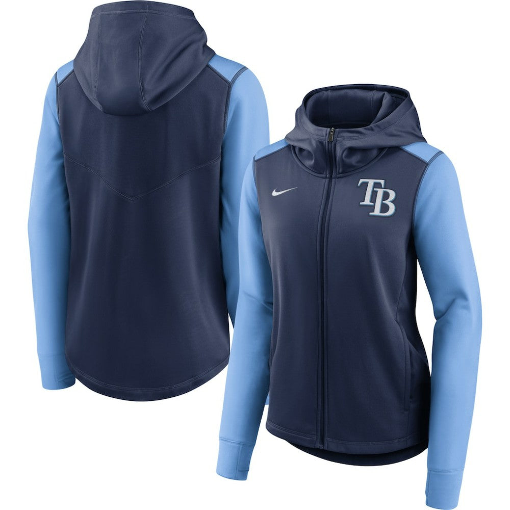 Tampa Bay Rays Nike Women's Authentic Collection Baseball Performance Full-Zip Hoodie | MLB Online