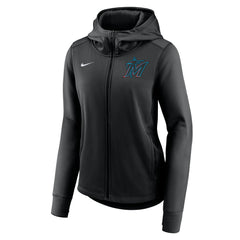 Miami Marlins Nike Women's Authentic Collection Baseball Performance Full-Zip Hoodie | MLB On Sale
