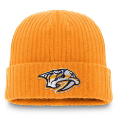 Nashville Predators Fanatics Core Primary Logo Cuffed Knit Hat Discount