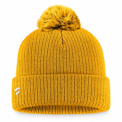 Nashville Predators Fanatics Primary Logo Cuffed Knit Hat with Pom Online