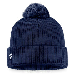 St. Louis Blues Fanatics Primary Logo Cuffed Knit Hat with Pom Sale