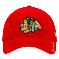 Chicago Blackhawks Fanatics Women's Core Primary Logo Adjustable Hat For Sale