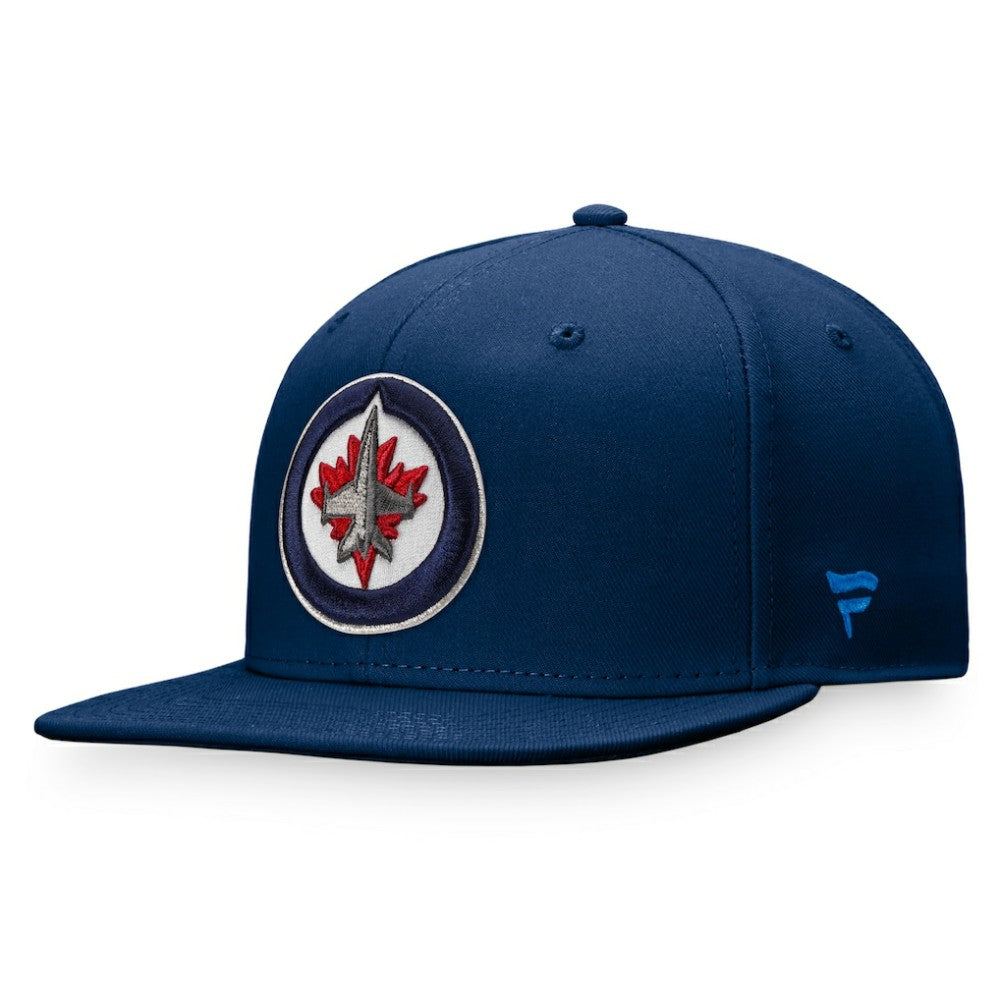 Winnipeg Jets Fanatics Core Primary Logo Fitted Hat For Sale