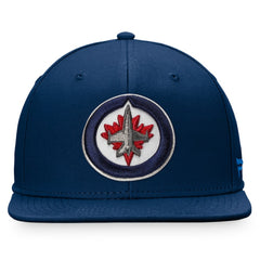 Winnipeg Jets Fanatics Core Primary Logo Fitted Hat For Sale