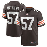 Cleveland Browns Nike Clay Matthews Game Retired Player Jersey