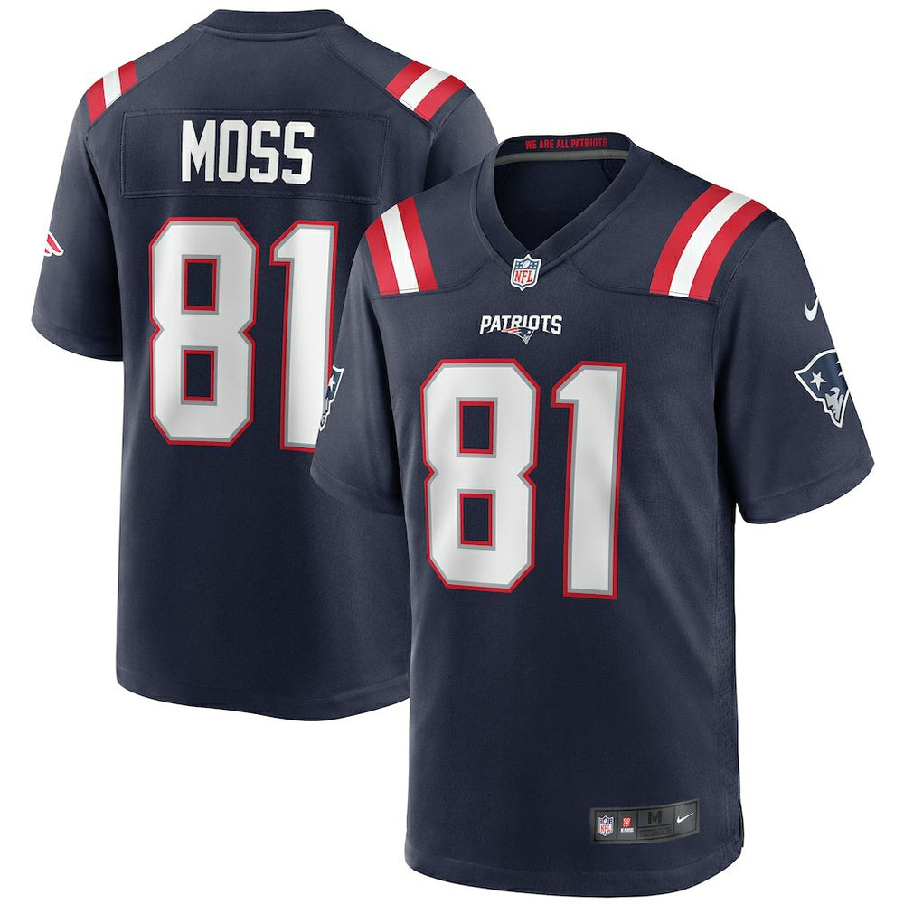 New England Patriots Nike Randy Moss Game Retired Player Jersey