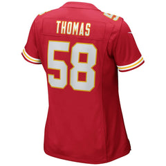 Kansas City Chiefs Nike Derrick Thomas Women's Game Retired Player Jersey