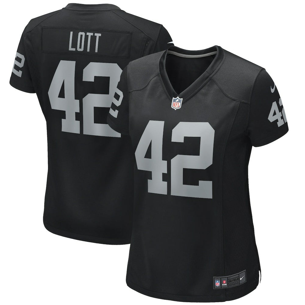 Las Vegas Raiders Nike Ronnie Lott Women's Game Retired Player Jersey