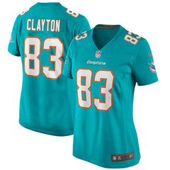 Miami Dolphins Nike Mark Clayton Women's Game Retired Player Jersey