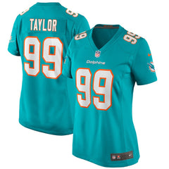 Miami Dolphins Nike Jason Taylor Women's Game Retired Player Jersey