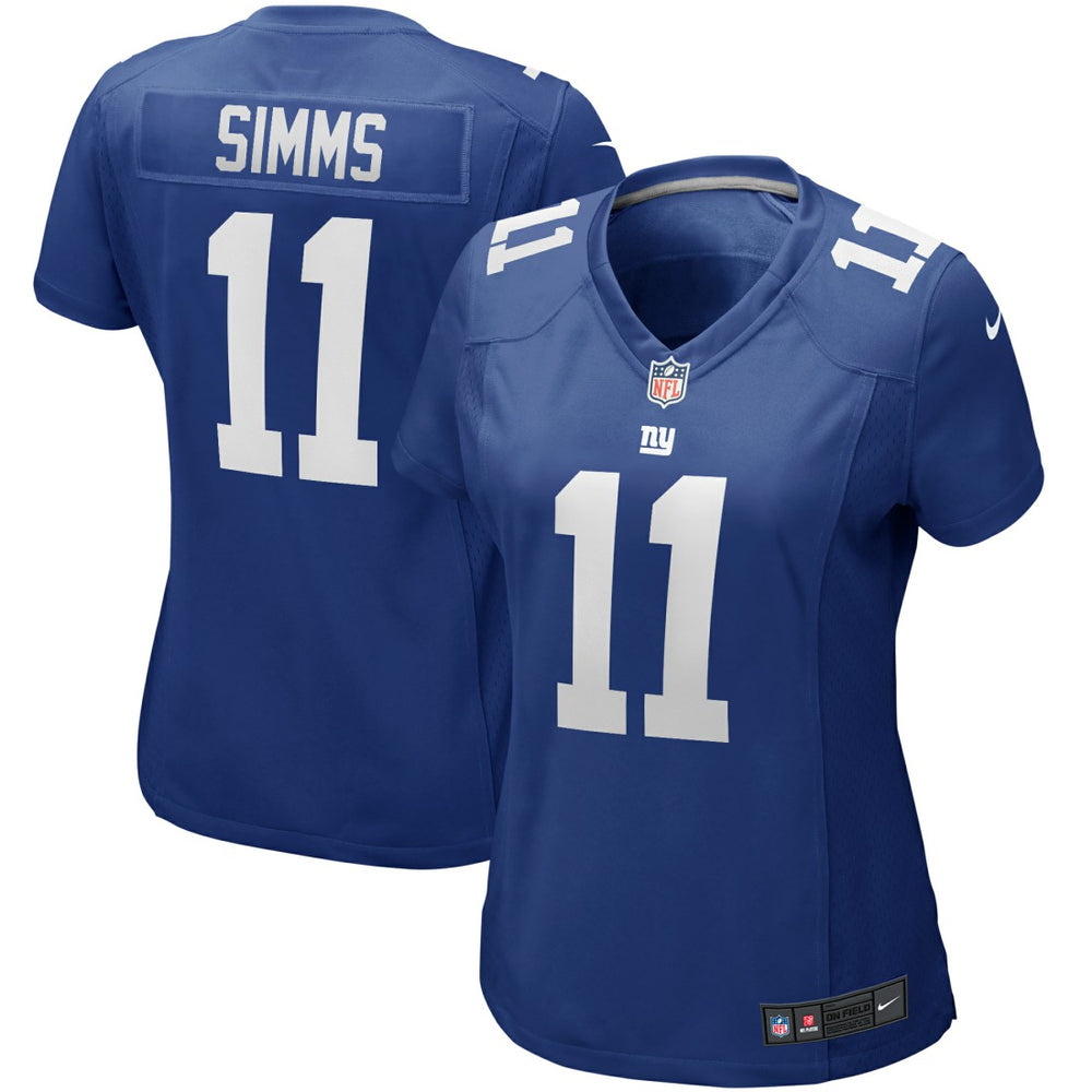 New York Giants Nike Phil Simms Women's Game Retired Player Jersey