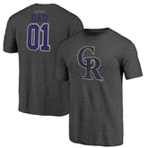 Colorado Rockies Father's Day Greatest Dad Tri-Blend T-Shirt | MLB Sale
