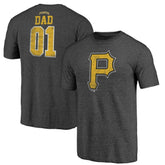 Pittsburgh Pirates Father's Day Greatest Dad Tri-Blend T-Shirt | MLB For sale