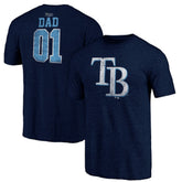 Tampa Bay Rays Father's Day Greatest Dad Tri-Blend T-Shirt | MLB Outlet
