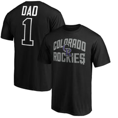 Colorado Rockies Father's Day #1 Dad T-Shirt | MLB For sale