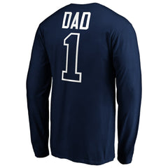 Houston Astros Father's Day #1 Dad Long Sleeve T-Shirt | MLB Discount
