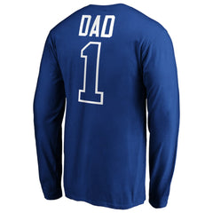 Texas Rangers Father's Day #1 Dad Long Sleeve T-Shirt | MLB Outlet