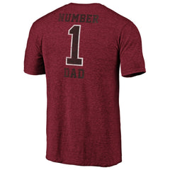 Arizona Cardinals #1 Dad Team Logo T-Shirt