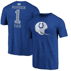 Indianapolis Colts #1 Dad Team Logo T-Shirt
